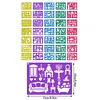 (US Local)35 Pieces Drawing Stencils Tool Set Drawing Templates for Drawing and Painting 