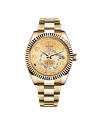 Rolex Sky-Dweller 42mm Yellow Gold 326938 Chamapgne