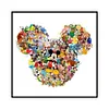 Disney Family - 11CT Stamped Cross Stitch - 40*40cm - Disney