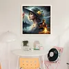 Girl-11CT Stamped Cross Stitch 45*45cm/17.72*17.72in