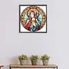 【Limited Stock Sale】Jesus Virgin Glass Painting-Paint by Numbers Acrylic Painting 40*40CM
