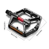 Double DU Bearing MTB Bicycle Pedal Aluminum Alloy Flat Pedals Bike Accessories