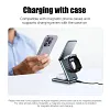 3 In 1 Magnetic Wireless Charger Stand Pad for iPhone 15 14 13 Samsung Galaxy Watch IWatch Foldable Fast Charging Dock Station