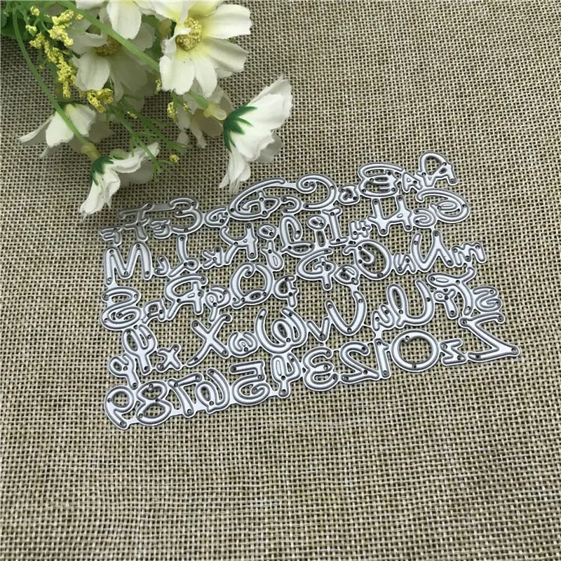 letter Metal Cutting Dies Stencils For DIY Scrapbooking Decorative Embossing Handcraft Die Cutting Template
