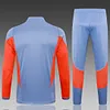 Joyfball 2024/2025 Cruzeiro Half-Pull Training Suit Grey Football Shirt 1:1 Thai Quality