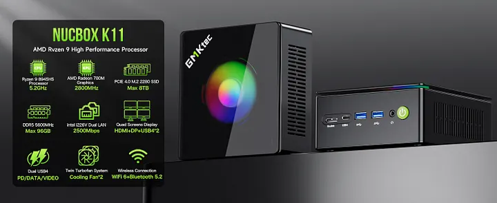 AMD Ryzen™ 9 8945HS -- NucBox K11