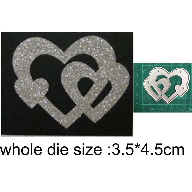 Customized Dies Christmas Wreath Heart Border Metal Cutting Dies Scrapbooking Dies For DIY Craft Paper Card Making Stencils Dies