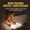 LED Neck Reading Light Flexible Book Light Adjustable Rechargeable Flashlight