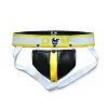 Detachable Button Leather Thong