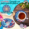 A Set (6 PCS) Wooden US Flag - 5D DIY Coaster