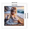 4 PCS Girl - Full Embroidery 2 Strands 14CT Stamped Cross Stitch - 40*40CM