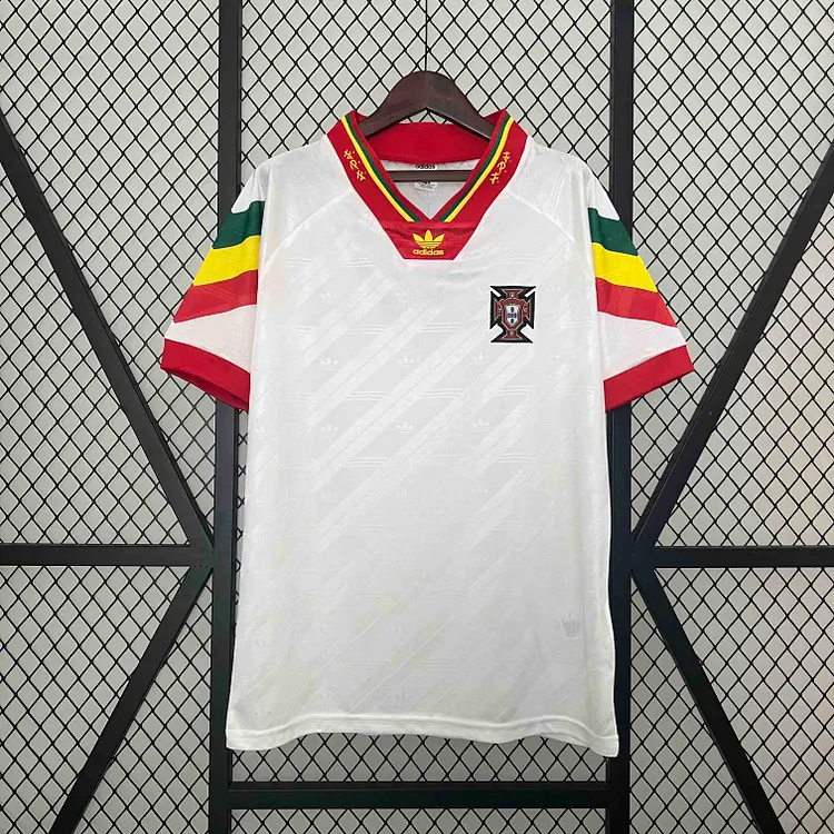 Portugal 1992 Retro Away Football Jersey