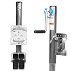 2000 Lbs Trailer Jack with Dual Wheel 10 Inch Lift Heavy Duty Swivel Boat Jack