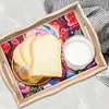 DIY Diamond Painting Wooden Tray Food Tray with Handle Living Room Decoration Donut Wooden Tray Kit