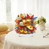 >SALE<2D Flat Print Autumn Mailbox DIY Table Top Diamond Painting Ornament Kits
