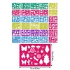 (US Local)30 Pieces Drawing Stencils Tool Set Drawing Templates for Drawing and Painting