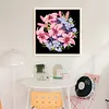 Lily Cluster - 9CT Full Beaded Cross Stitch Kit(28x28cm)