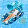 Beach Folding Hammocks PVC Floating Lounger Air Mattress for Swimming Pool Party