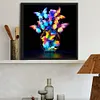 Luminous Butterflies-Full Round Diamond Painting