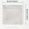 30/50pcs Reusable Self-Sealing Zipper Pouches - Clear Plastic Organizer Bags with Zipper Closure, Portable Storage for Diamond Drills,Rings, Earrings, Necklaces Small Things