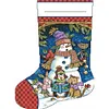 Christmas Socks - 11CT Stamped 3 Strands Cross Stitch 40*50cm/15.75*19.69in