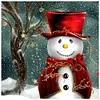 Snowman - Full Round Diamond Painting