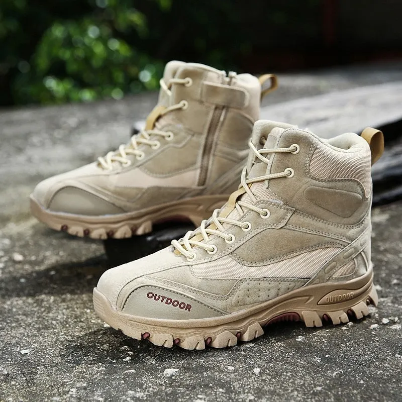 Men's Military Boot Combat Ankle Boot Tactical Big Size 46 Army Boot Male Shoes Work Safety Shoes Motocycle Boots Zapatos Hombre