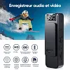 Cam&eacute;ra &agrave; clipser 1080p hd mini wifi sans fil vision nocturne