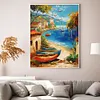 Boat - 9CT Partial Beaded Cross Stitch Kit(30x40cm)