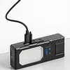Ear Clip Headlamp Rechargeable LED Headlight with Motion Sensor Head Flashlight