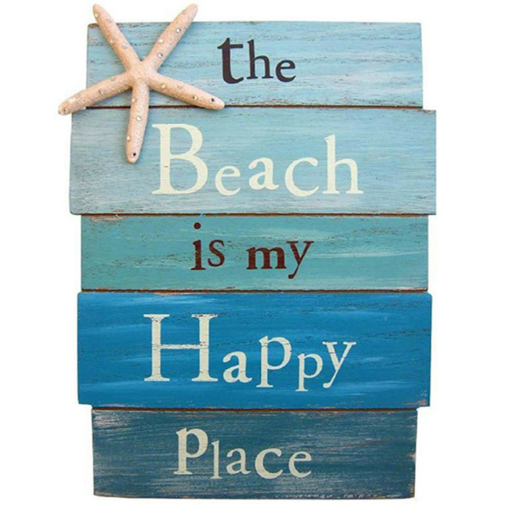 Beach Sign-Paint by Numbers-30*40cm/40*50cm