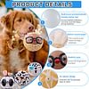 Dog Toys Ball, Indoor/Outdoor Interactive Dog Squeaky Balls for Tug of War, Puppy Birthday Gifts, Durable Plush Dog Toy for Small, Medium and Large Dogs