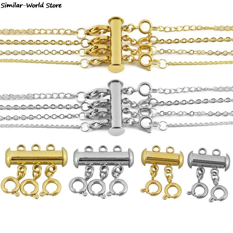 Strand Necklace Detangler Untangling Layered Necklace Clasp Jewelry Accessories