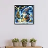 >SALE<5D DIY Full Round Drill Partial AB Diamond Painting Gnome Kit Art Decor 50x50cm