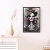 Skeleton Girl - Round AB Drills Diamond Painting(65*45cm)