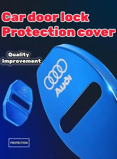 Car alloy door lock protective cover anti-rust protective cover (4PCS)