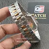 Patek Philippe Cubitus Rose gold and steel Two-Tone Sunburst Blue Dial 5821/1AR Super Clone