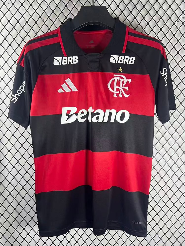2026-27 Flamengo Home Jersey with Advertising Version - Fan Edition
