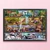 (Big Size)Wildlife Books - 16CT Stamped Cross Stitch - 60*45cm - Animal