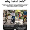 Bicycle Handlebar Plug Bell Bike Bell Bike Horn Alert Ring for 18-25mm Handlebar