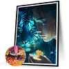 (US Local)Beauty and Tiger- Round AB Drills Diamond Painting(45x60cm)