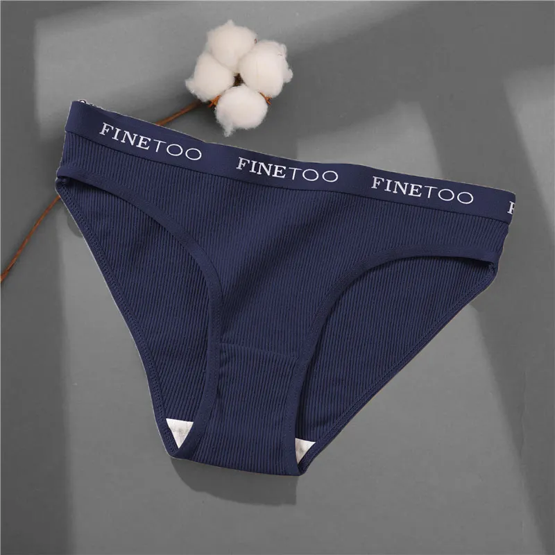 Billionm Cotton Thread Panties for Women Low Waist Sexy Briefs Female Underpants Solid Color Underwear Women's Intimates Lingerie