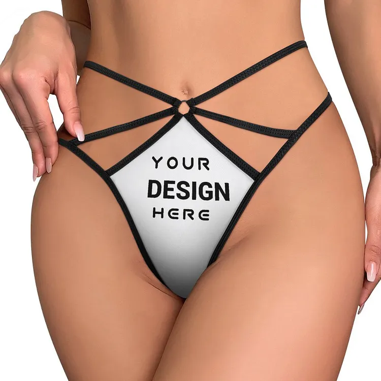 Personalized Design Women's Seamless Mesh Underwear Full Print