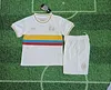 2024 Kids Size Colombia 100th White Football Shirt 1:1 Thai Quality