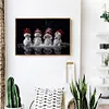Snowman - Full Round Diamond Painting(40x50cm)