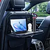 Car Backseat Organizer with Foldable Table Tray Seat Back Protectors Kick Mats
