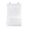 12/24/30pcs Craft Storage Box And Organizer Clear Plastic Bead Organizer Box/Suitable for Jewelry, Crafts, Beads Storage DIY Craft Accessories 