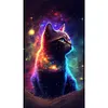 >SALE<5D DIY Full Round Drill Diamond Painting Star Cat Home Decoration (LP525)