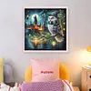 Owl Castle-11CT Stamped Cross Stitch 40*40cm