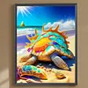 >SALE<5D DIY Full Round Drill Diamond Painting Kit Beach Turtle Decoration (sz4244)